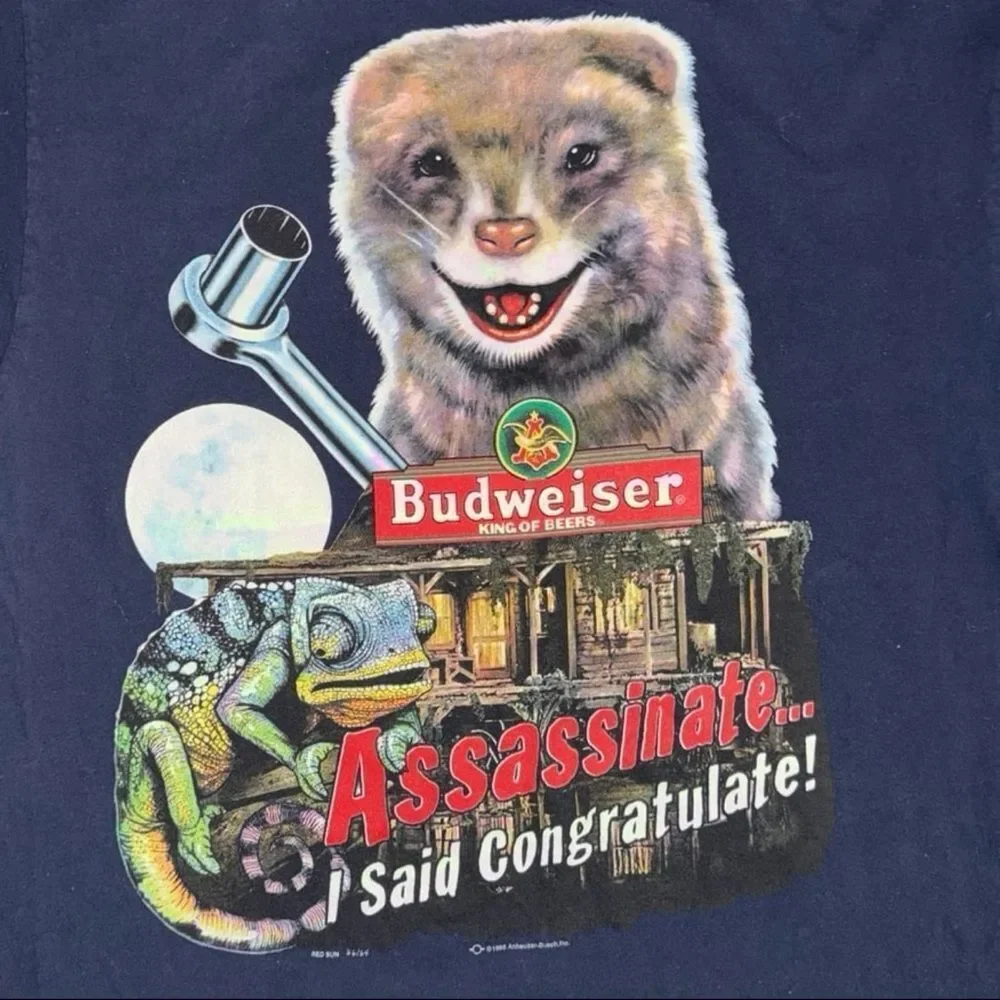 1998 Budweiser Assassinate T-Shirt